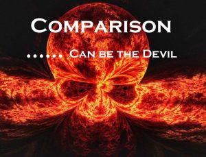 Comparison can be teh Devil an article by Julie Hogbin #ConsciousLeadership #SuccessThinking