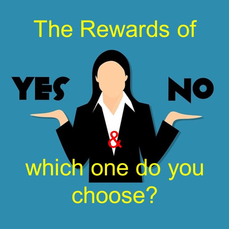 Saying Yes and no and meaning it by Julie Hogbin